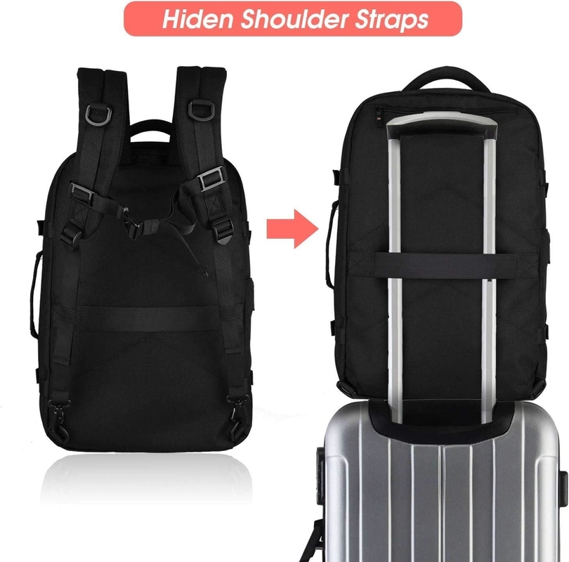 40L bagages approuvés pour le vol Porte-avions résistant à l'eau Weekender sac de nuit pour ordinateur portable de 17 pouces