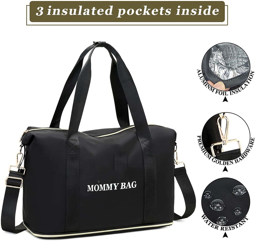Sac à dos de couches doux et mignon Petites poches de bouteille isolées pour nouveau-né personnalisées