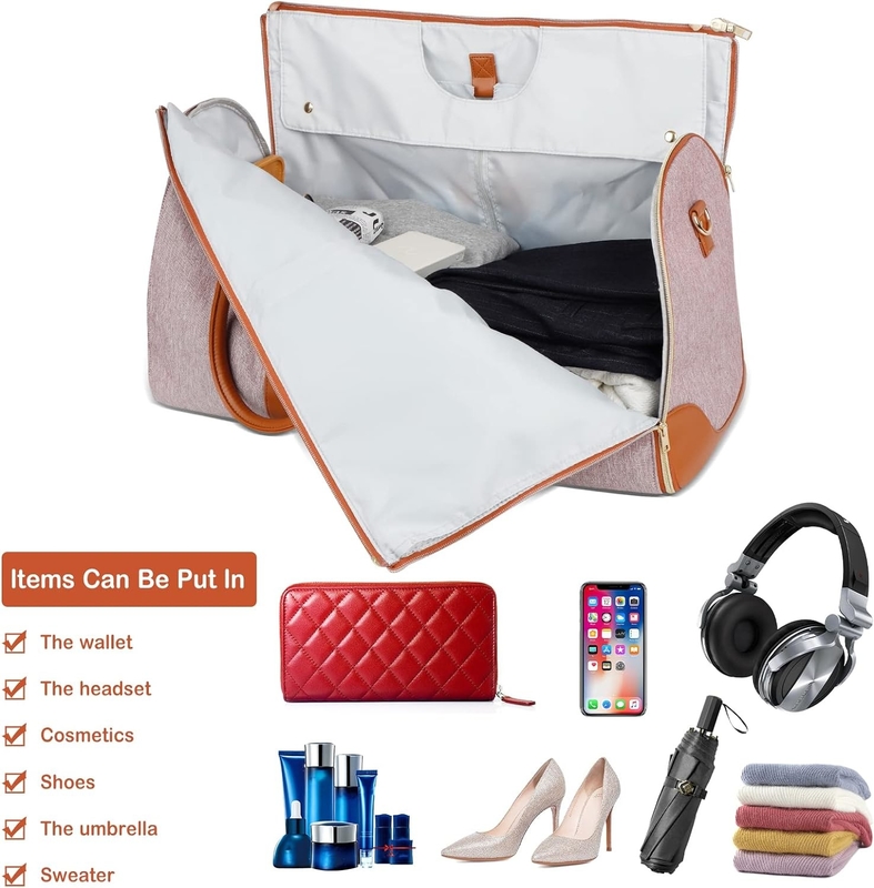 3 en 1 valise suspendue imperméable à l'eau costume de week-end porte sur mesure sac de voyage de vêtements