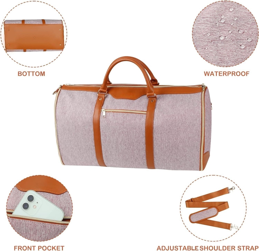 3 en 1 valise suspendue imperméable à l'eau costume de week-end porte sur mesure sac de voyage de vêtements
