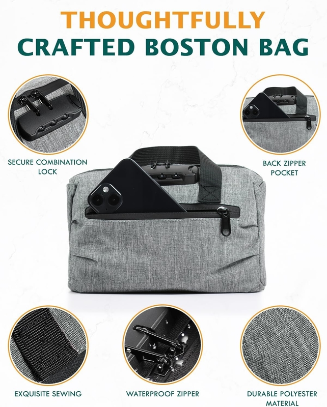 Super cadeaux Sac anti-odeur en carbone pour voyages personnalisé en polyester 210 D avec verrouillage combiné