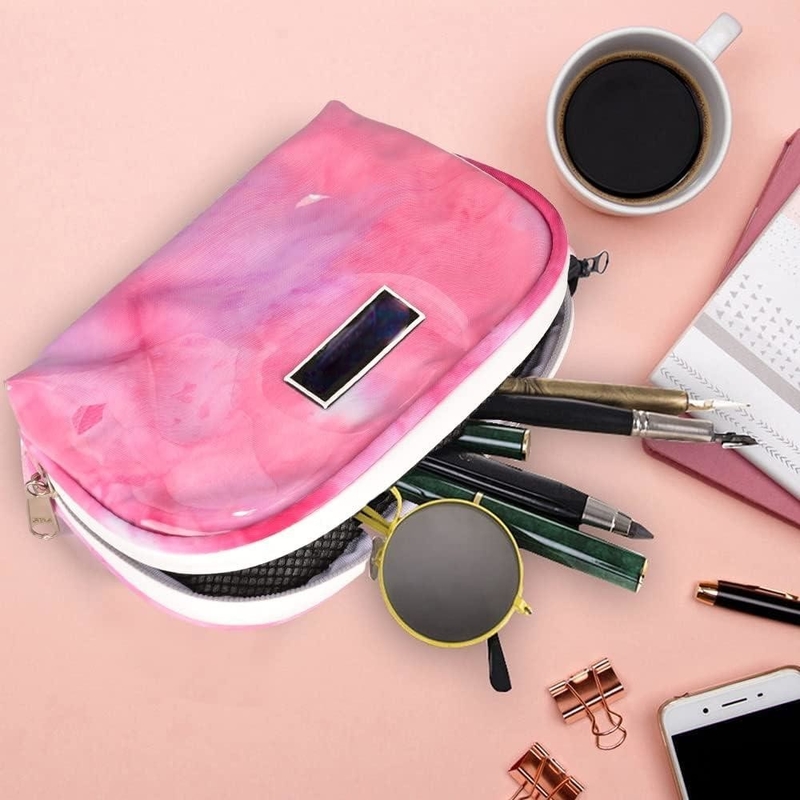 Sac anti-odeur de voyage personnalisé résistant à l'eau de couleur rose avec système de filtre au carbone pour les filles