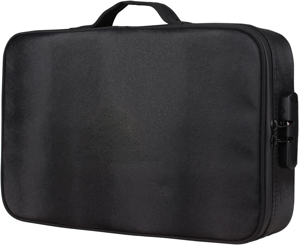 Couleur noire Grandes capacités de stockage imperméable à l'eau sac anti-odeur personnalisé avec verrouillage