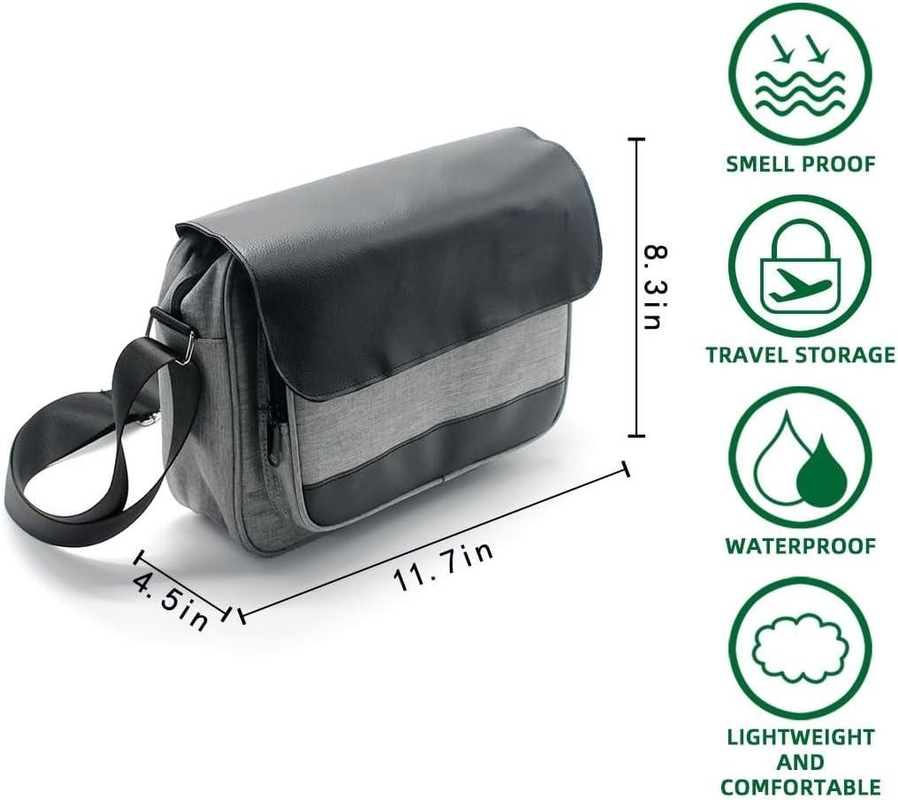 Stockage sécurisé Sac de voyage personnalisé Inodore pour le tabac Herbes accessoire Médecine déjeuner Contenant de stockage