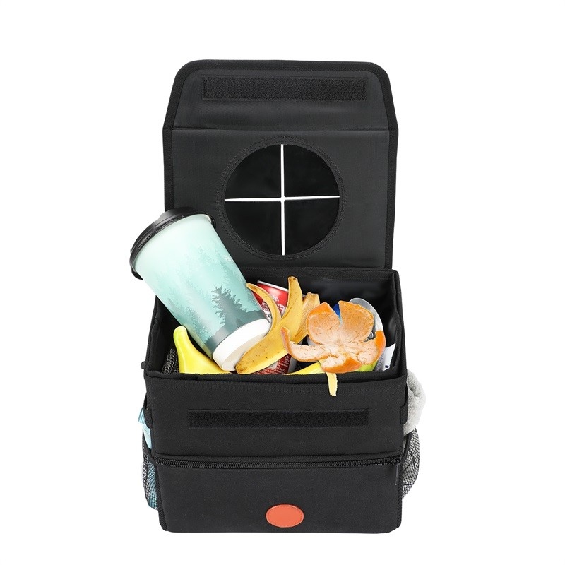 Sac de rangement suspendu pour voiture, organisateur, étanche à l'intérieur, sac à ordures pour voiture, poubelles 9,5 x 5,5