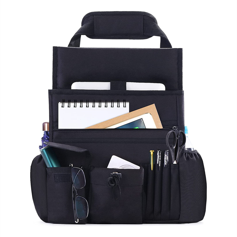 Sac de rangement pour le coffre de voiture siège arrière avant avec sac de refroidissement amovible 12.8X4.7X17.2