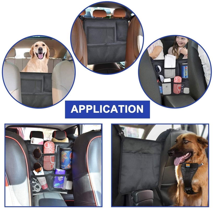 siège d'auto arrière côté rangement sac à filet sac à main