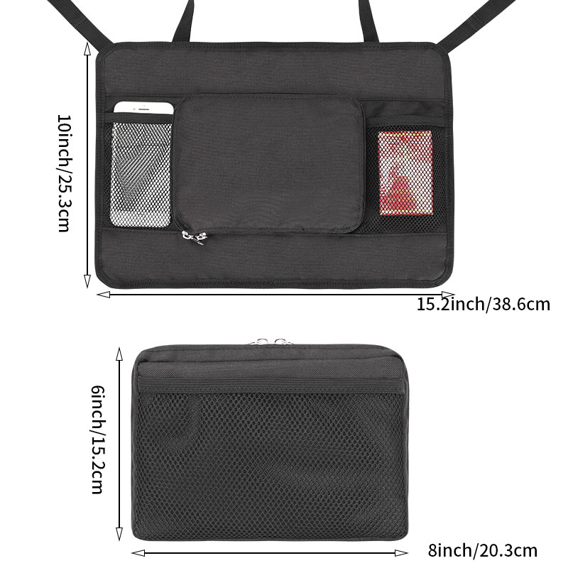 Sac de filetage pour les sacs d'organisation de voiture porte-sac de poche siège arrière 15,2x10 