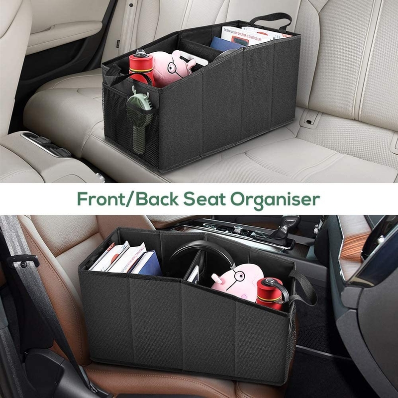 Grand sac d'organisation de voiture d'achat de l'épicerie pliable siège avant arrière camion 19X10X10