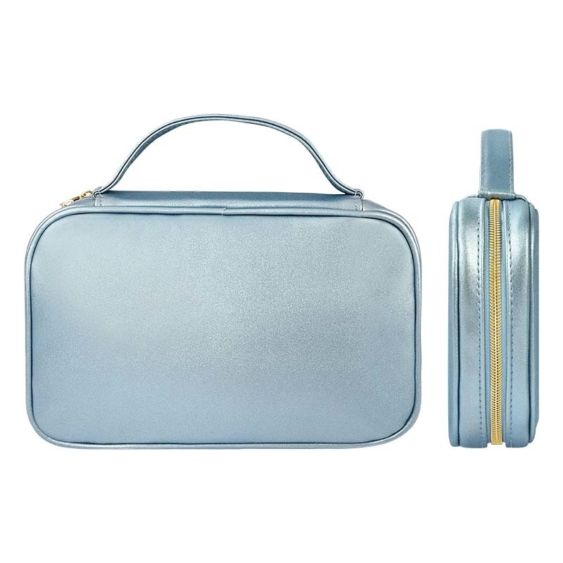 Petit faux cuir de voyage bijoux sacs de rangement de voyage Portable BSCI 10x6.4x2