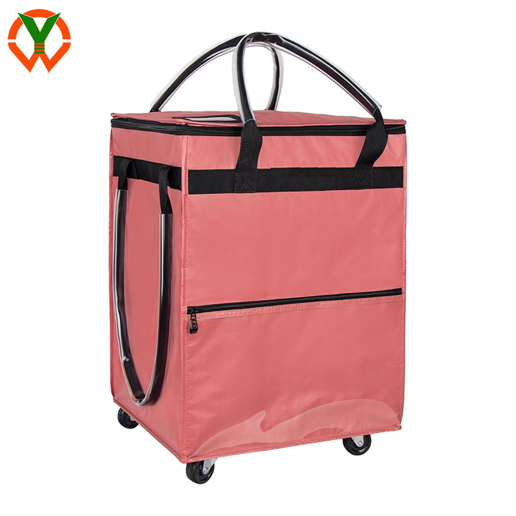 Panier polyester réutilisable à grande capacité sac pliable imperméable pour les voyages en magasin