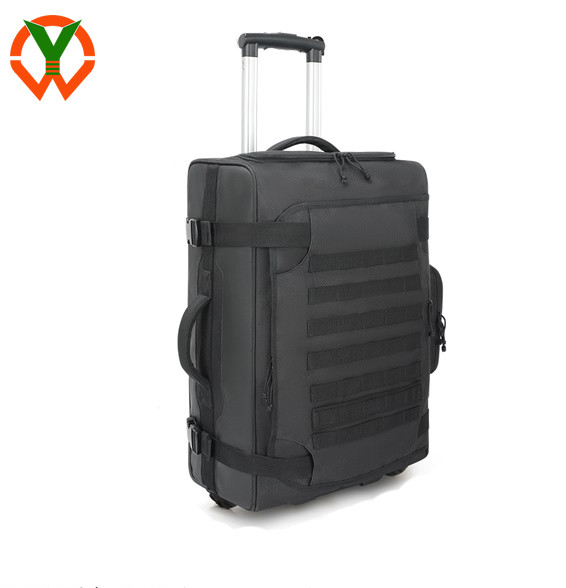 Sac de voyage polyester à rouleaux durables avec roues et poignée